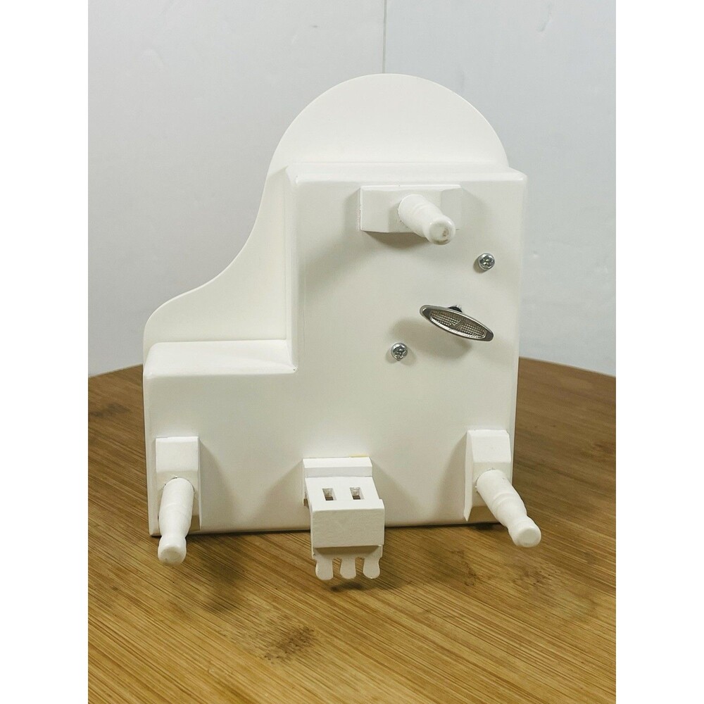 White Piano Music Box with Bench and Black Case Musical Boxes Gift for Christmas - Picture 6 of 13
